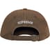Supreme Cordura Denim S Logo 6-Panel - Brown (front)