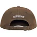 Supreme Cordura Denim S Logo 6-Panel - Brown (front)