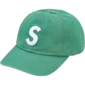 Supreme Cordura Denim S Logo 6-Panel Green