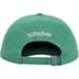 Supreme Cordura Denim S Logo 6-Panel - Green (front)