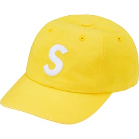 Supreme Cordura Denim S Logo 6-Panel Yellow