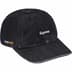 Supreme Cordura Denim Small Box 6-Panel - Black (front)