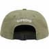 Supreme Cordura Denim Small Box 6-Panel - Green (front)