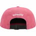 Supreme Cordura Denim Small Box 6-Panel - Pink (front)