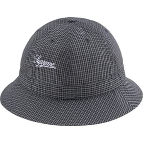 Supreme Cordura Plaid Bell Hat Black