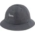 Supreme Cordura Plaid Bell Hat - Black (front)