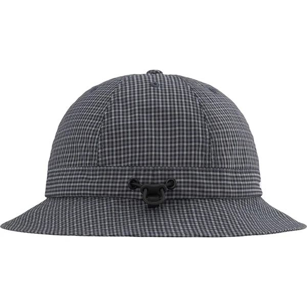 Supreme Cordura Plaid Bell Hat - Black (front)