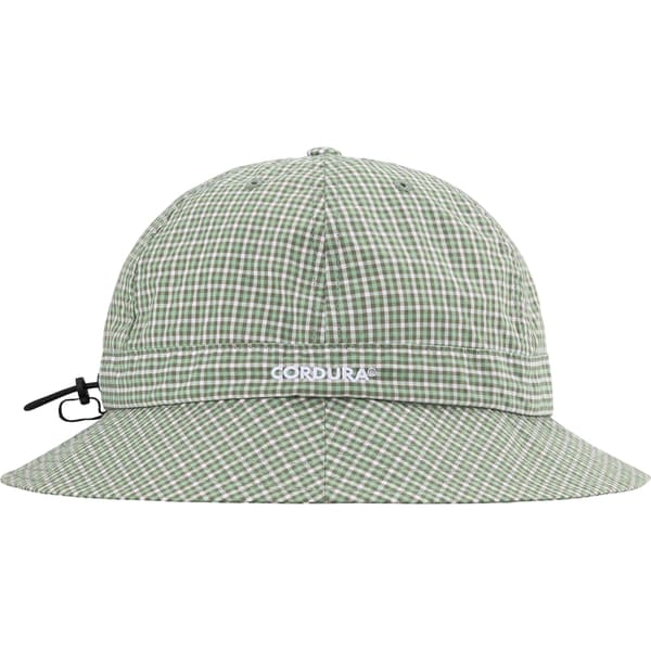 Supreme Cordura Plaid Bell Hat - Olive (front)