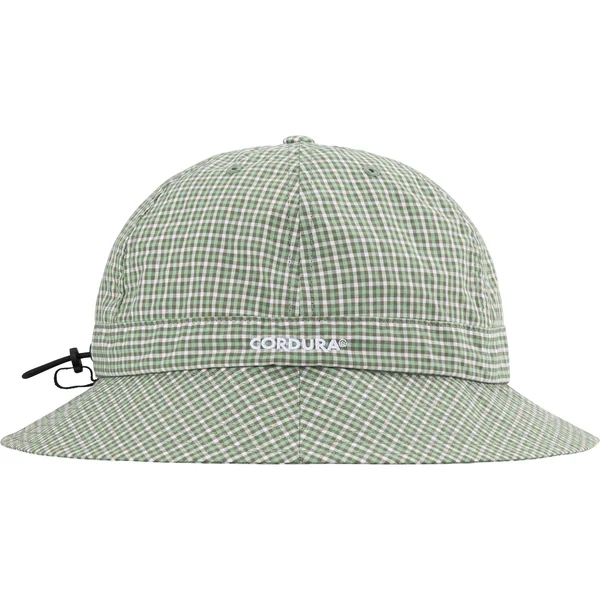 Supreme Cordura Plaid Bell Hat - Olive (front)