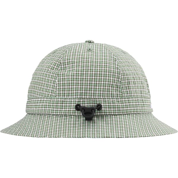 Supreme Cordura Plaid Bell Hat - Olive (front)