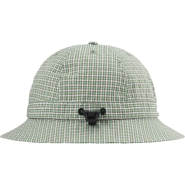Supreme Cordura Plaid Bell Hat - Olive (front)