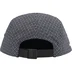 Supreme Cordura Plaid Camp Cap - Black (front)