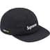 Supreme Cordura Ripstop Camp Cap - Black (front)