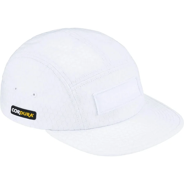 Supreme Cordura Ripstop Camp Cap - White (front)