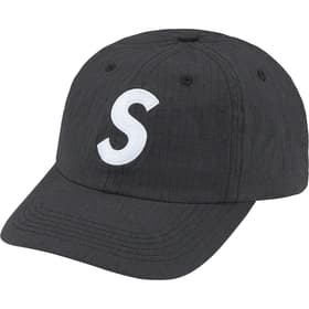 Supreme Cordura Ripstop S Logo 6-Panel Black