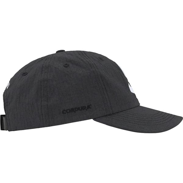 Supreme Cordura Ripstop S Logo 6-Panel - Black (front)