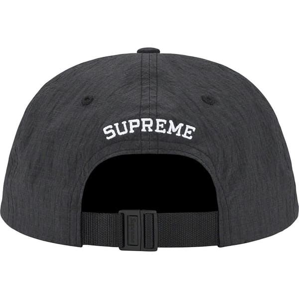 Supreme Cordura Ripstop S Logo 6-Panel - Black (front)