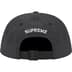 Supreme Cordura Ripstop S Logo 6-Panel - Black (front)
