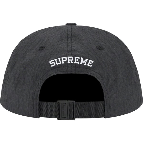 Supreme Cordura Ripstop S Logo 6-Panel - Black (front)