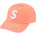 Supreme Cordura Ripstop S Logo 6-Panel - Coral (front)