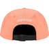 Supreme Cordura Ripstop S Logo 6-Panel - Coral (front)