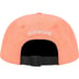 Supreme Cordura Ripstop S Logo 6-Panel - Coral (front)