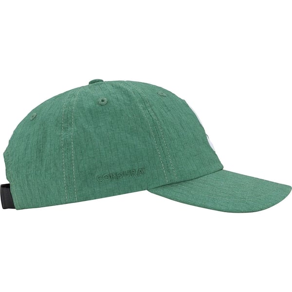 Supreme Cordura Ripstop S Logo 6-Panel - Green (front)