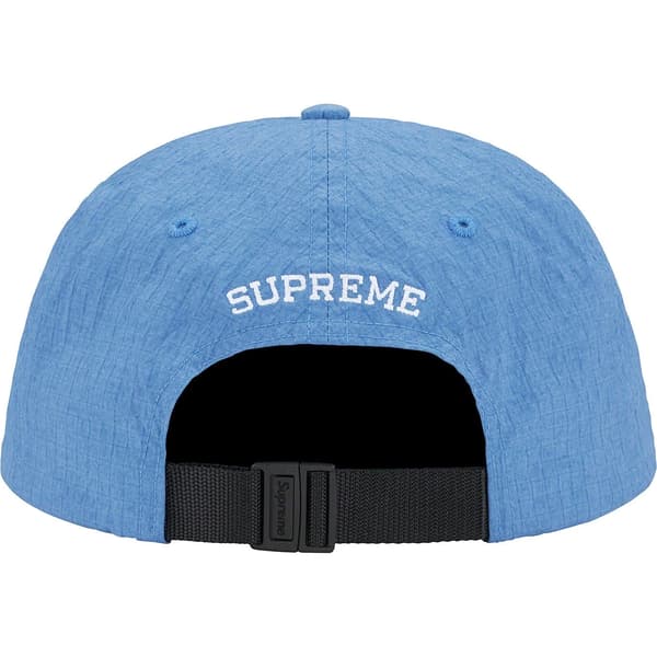 Supreme Cordura Ripstop S Logo 6-Panel - Royal (front)