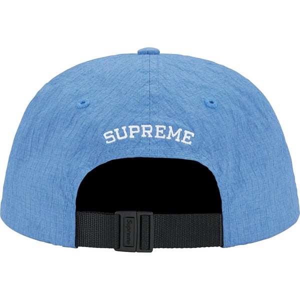 Supreme Cordura Ripstop S Logo 6-Panel - Royal (front)