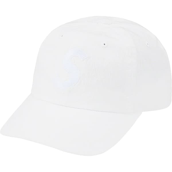 Supreme Cordura Ripstop S Logo 6-Panel - White (front)