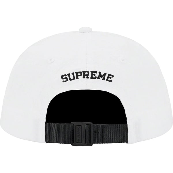 Supreme Cordura Ripstop S Logo 6-Panel - White (front)