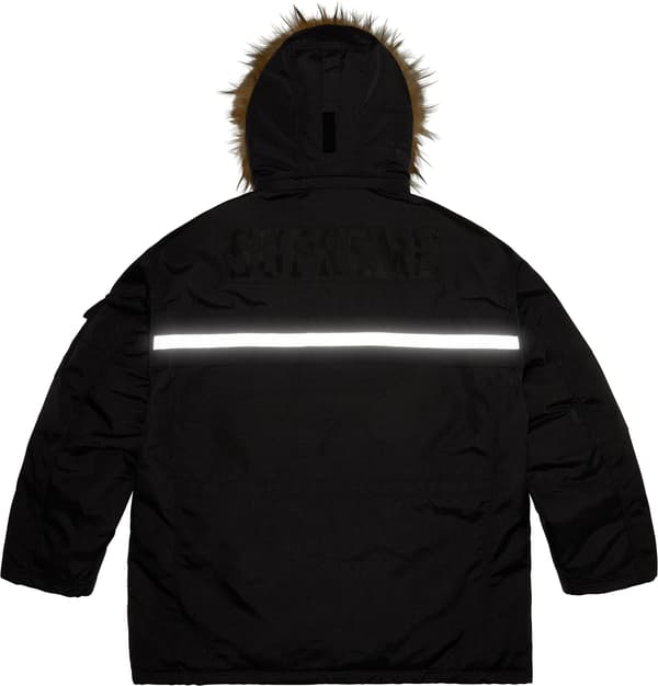 Supreme Cordura Snorkel Coat - Black (front)