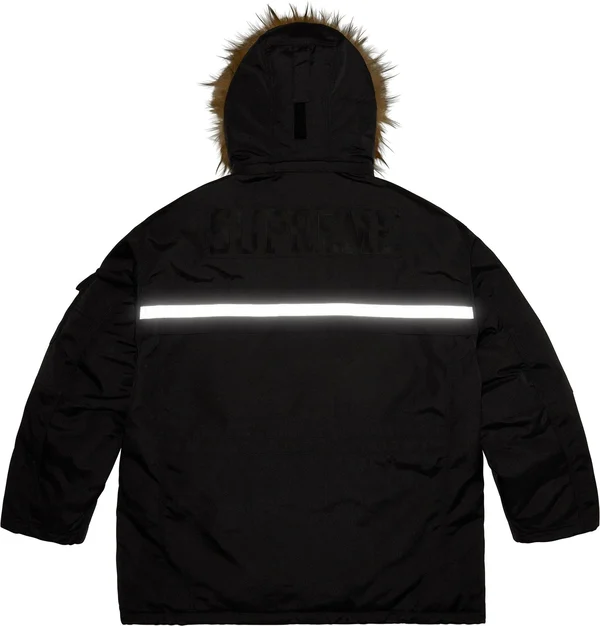 Supreme Cordura Snorkel Coat - Black (front)
