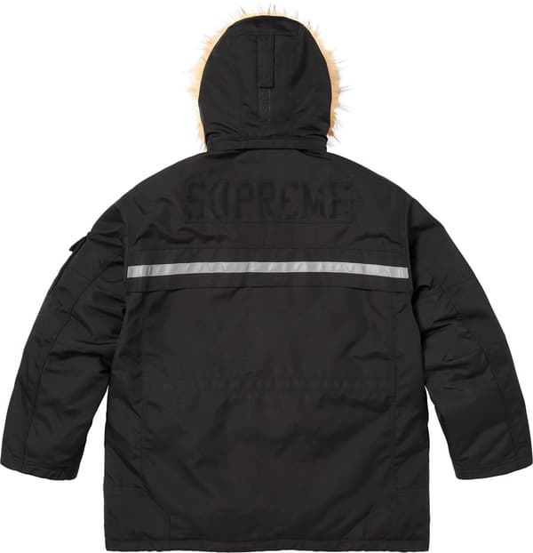 Supreme Cordura Snorkel Coat - Black (front)