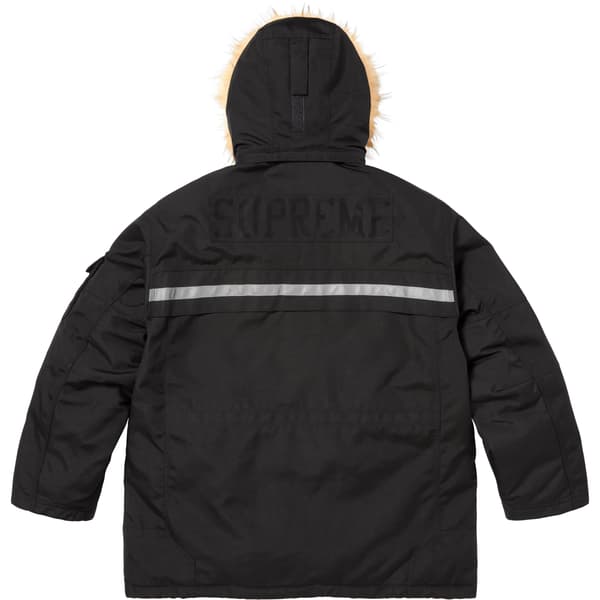 Supreme Cordura Snorkel Coat - Black (front)