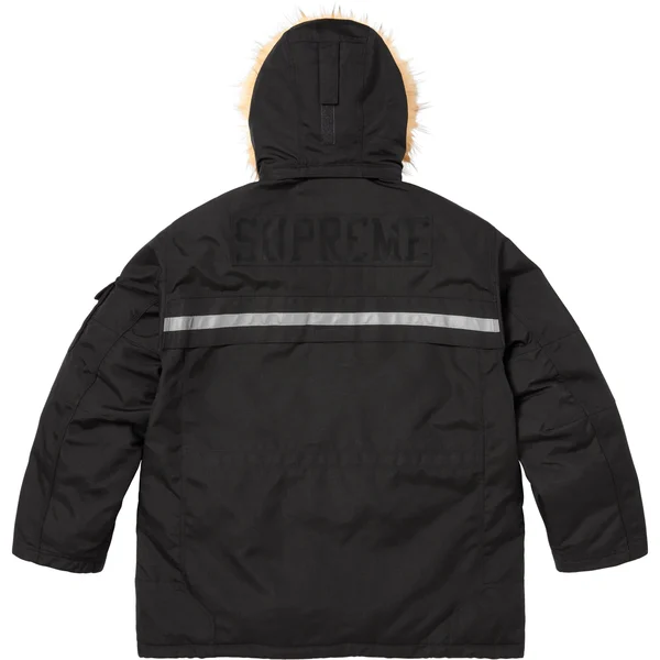Supreme Cordura Snorkel Coat - Black (front)