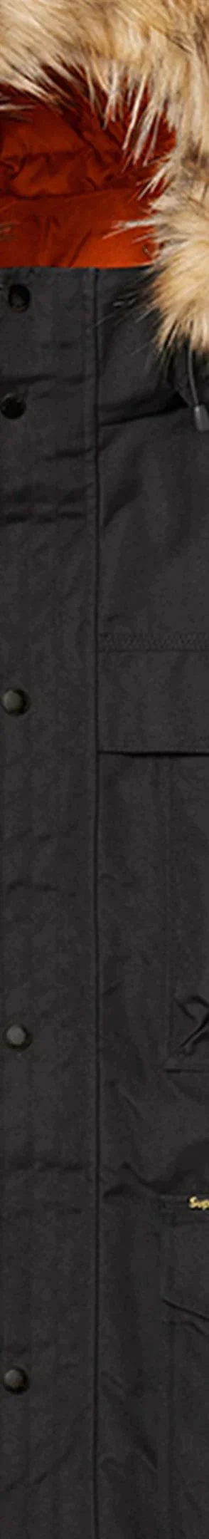 Supreme Cordura Snorkel Coat - Black (front)