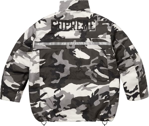 Supreme Cordura Snorkel Coat - Snow Camo (front)