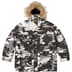 Supreme Cordura Snorkel Coat - Snow Camo (front)