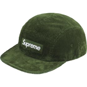 Supreme Corduroy Camp Cap Green