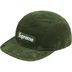 Supreme Corduroy Camp Cap - Green (front)