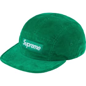 Supreme Corduroy Camp Cap Green