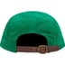 Supreme Corduroy Camp Cap - Green (front)