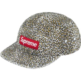 Supreme Corduroy Camp Cap Leopard