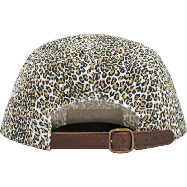 Supreme Corduroy Camp Cap - Leopard (front)