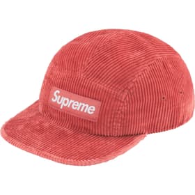 Supreme Corduroy Camp Cap Light Red