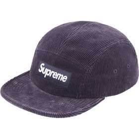 Supreme Corduroy Camp Cap Navy