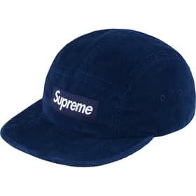 Supreme Corduroy Camp Cap Navy