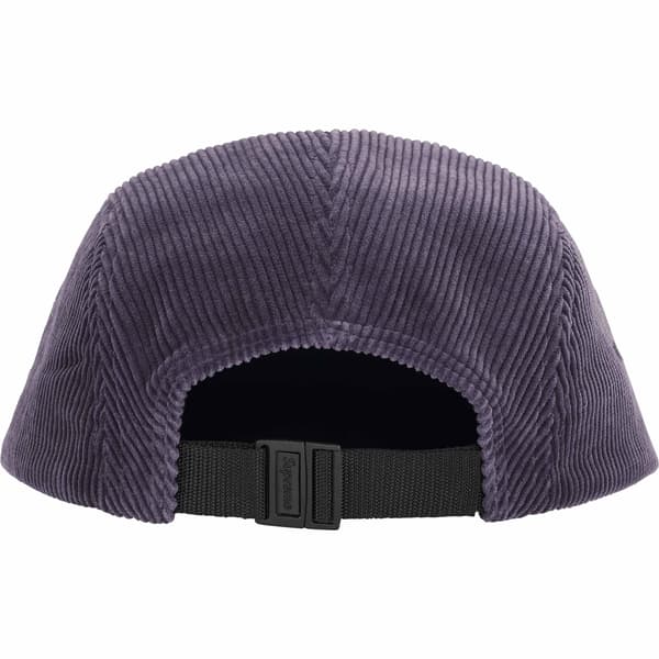 Supreme Corduroy Camp Cap - Navy (front)