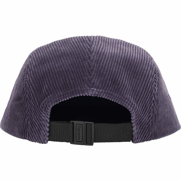 Supreme Corduroy Camp Cap - Navy (front)